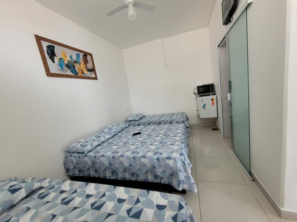 Bed, TV and multimedia, air conditioner
