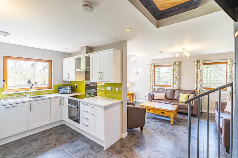 Kitchen or kitchenette, Living room, Seating area, dishwasher, oven, pet friendly, stove, kitchen