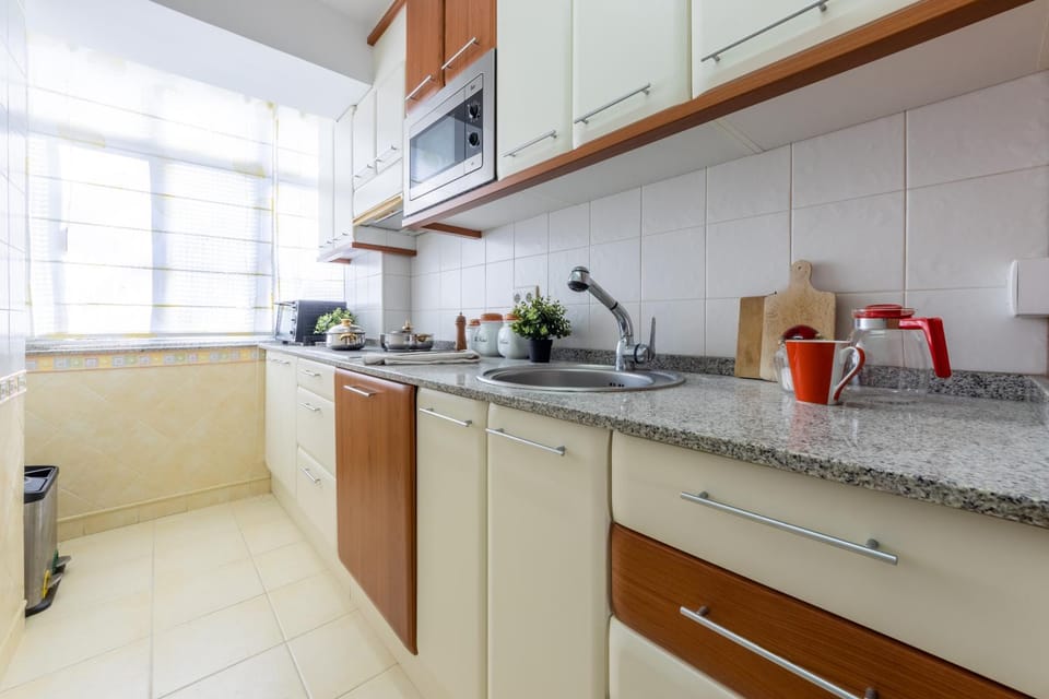 Kitchen or kitchenette, dishwasher, minibar, stove