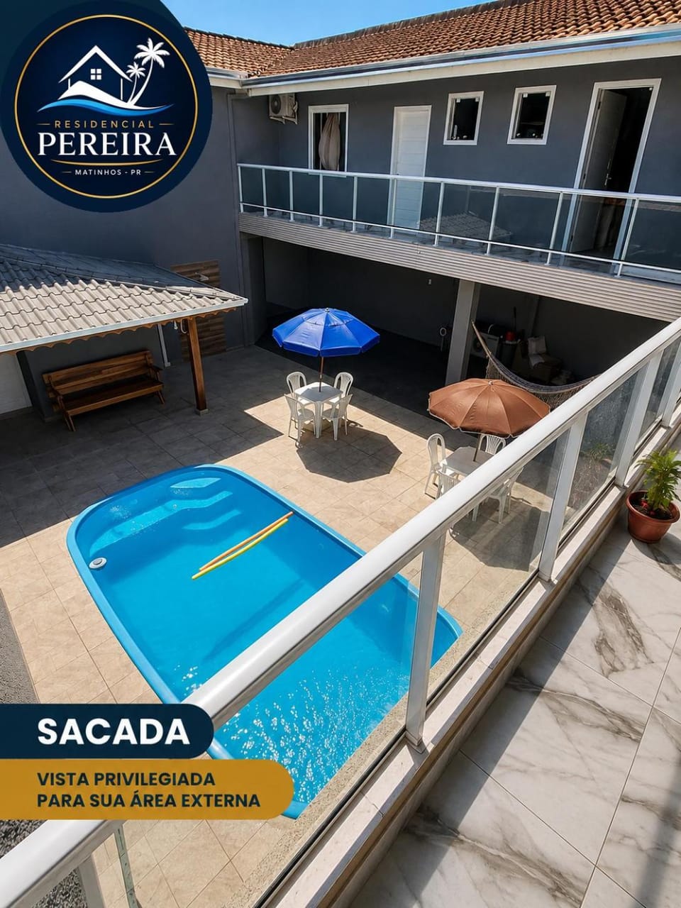 Balcony/Terrace, Pool view, Swimming pool