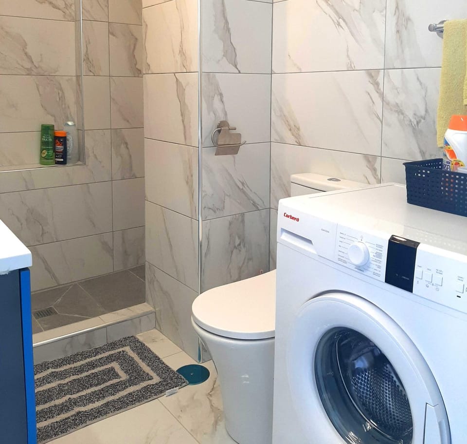 Toilet, washing machine