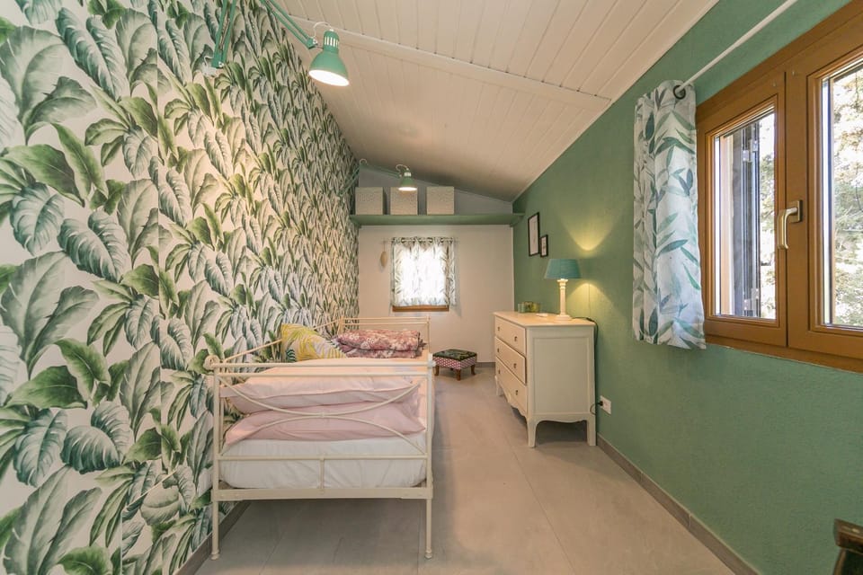 Property building, Living room, Bedroom
