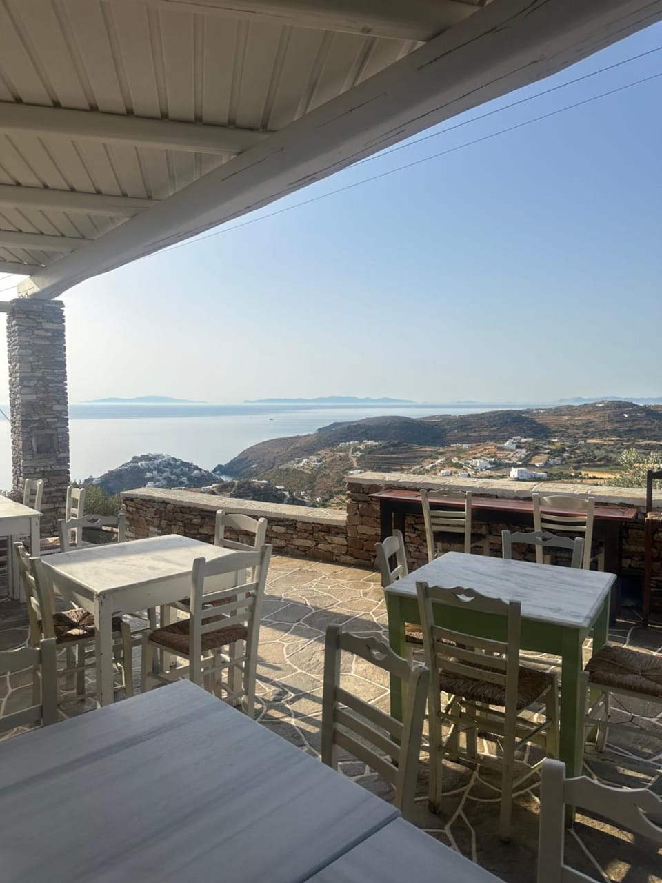 Patio, Day, Natural landscape, View (from property/room), Dining area, Mountain view, Sea view