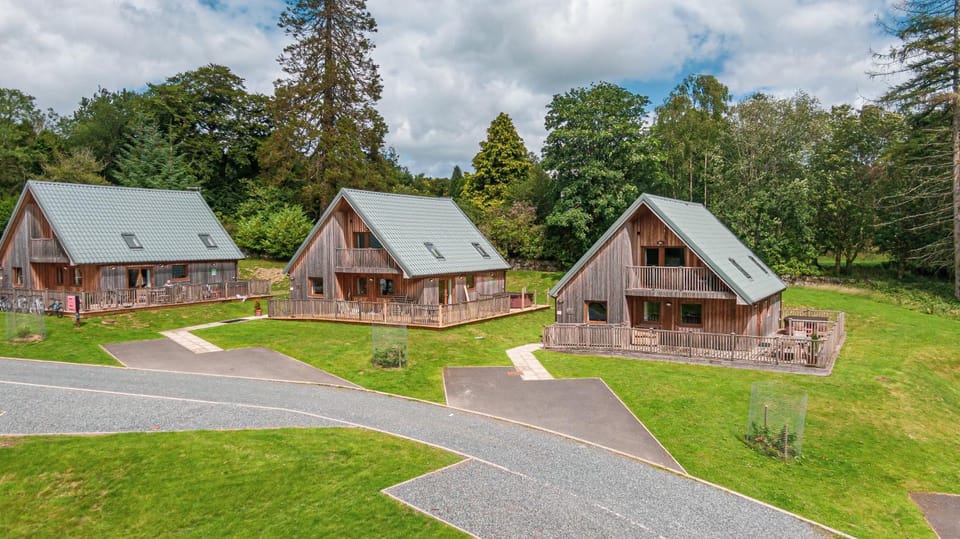 Property building, Natural landscape, Bird's eye view