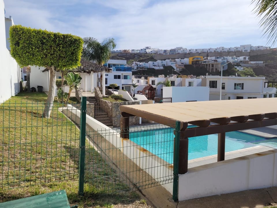 Natural landscape, Pool view, Swimming pool, sunbed