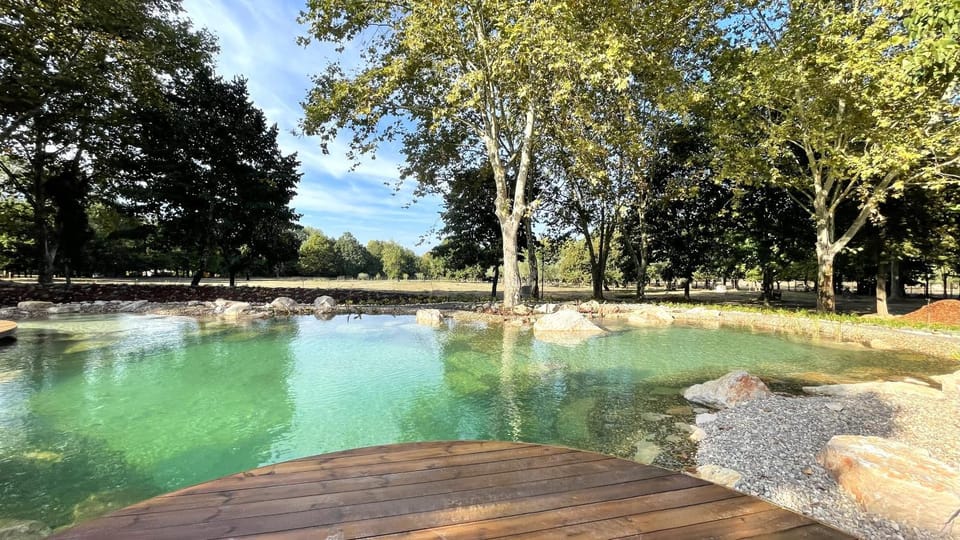 Natural landscape, Lake view, Swimming pool