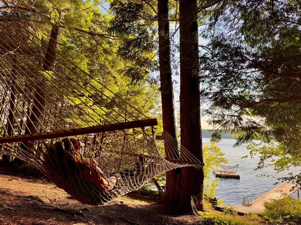 Spring, Day, Natural landscape, Lake view