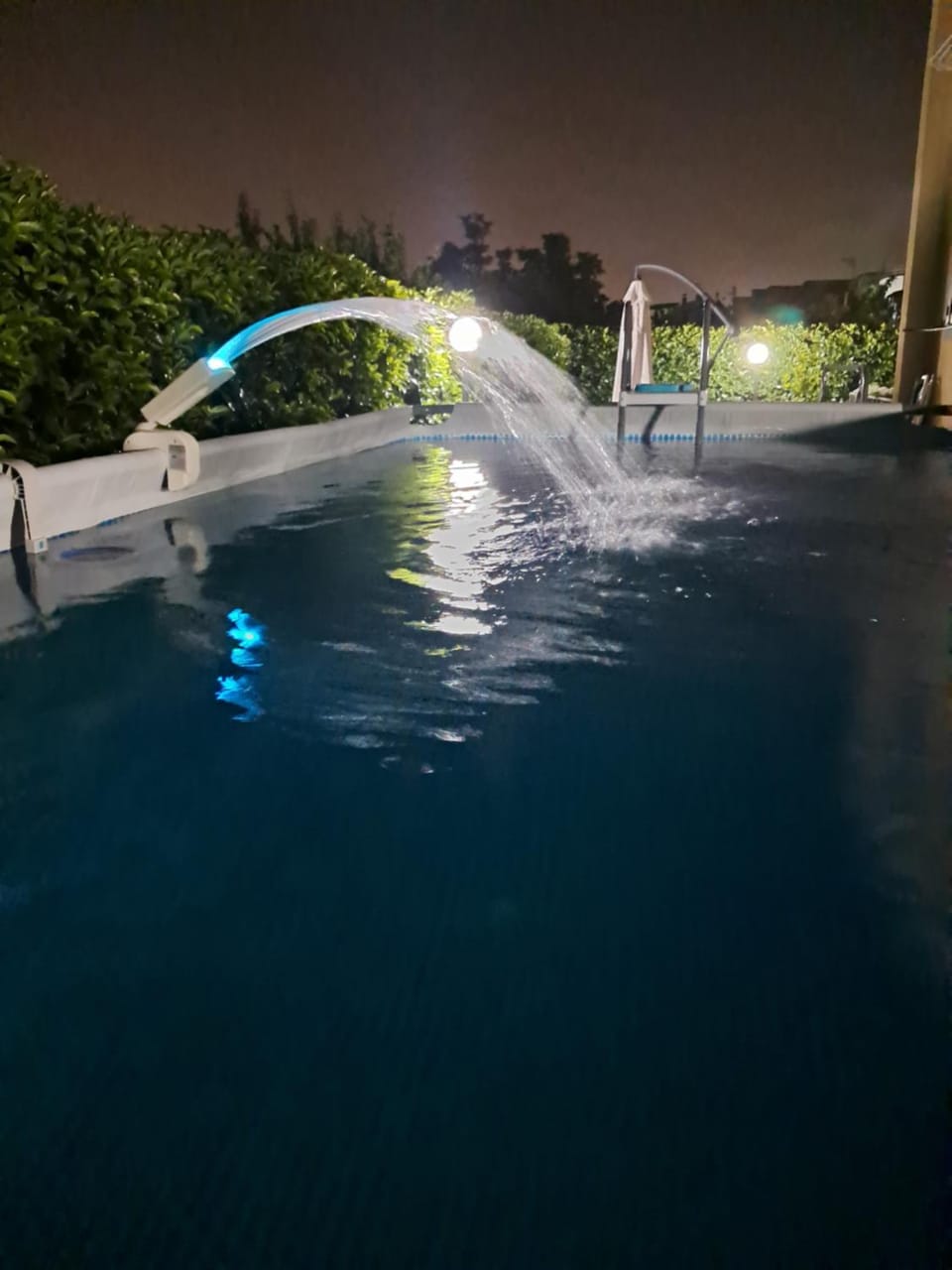 Night, Swimming pool