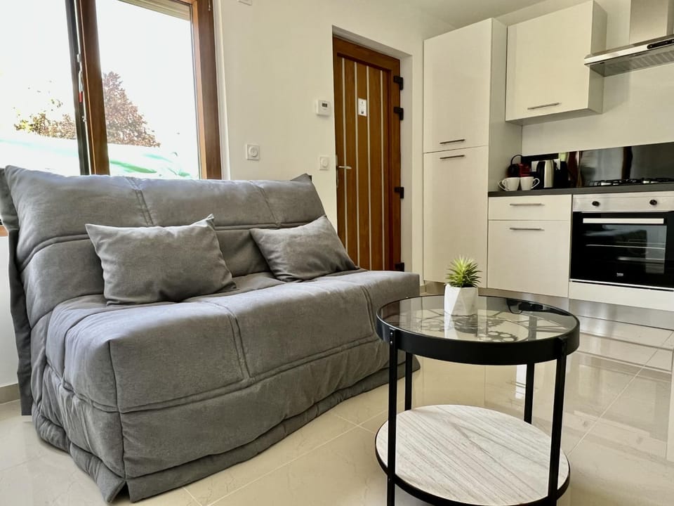 Coffee/tea facilities, Kitchen or kitchenette, Living room, Seating area, Dining area, dishwasher, minibar, oven, pet friendly, stove, toaster