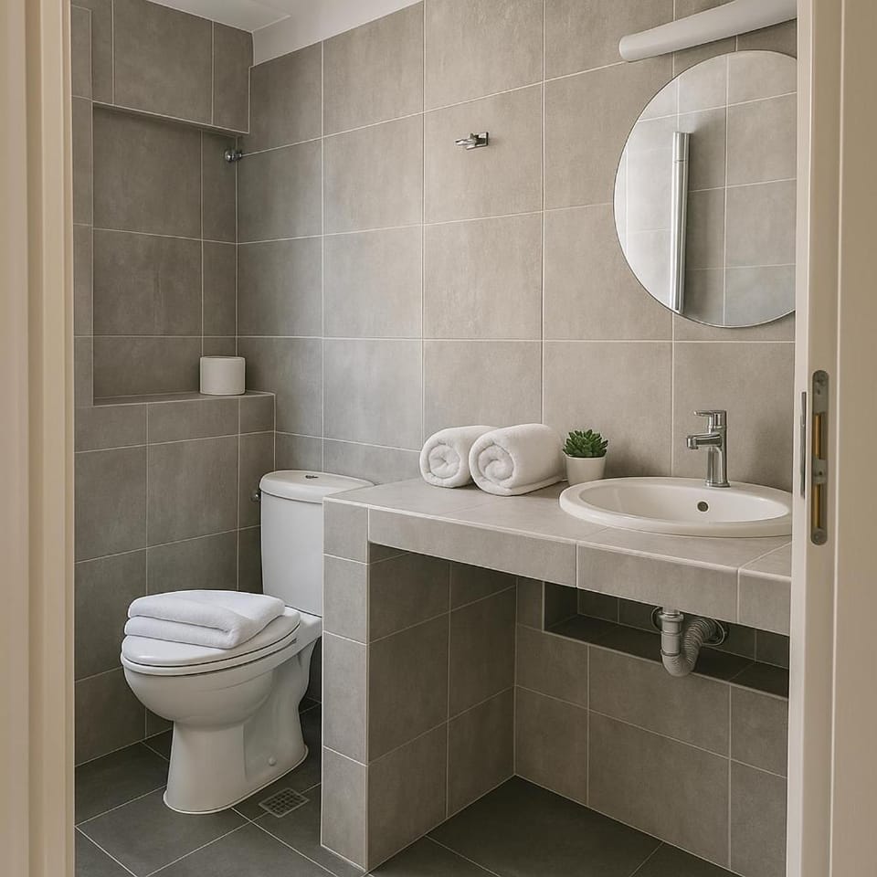 Shower, Toilet, Bathroom, bidet, towels