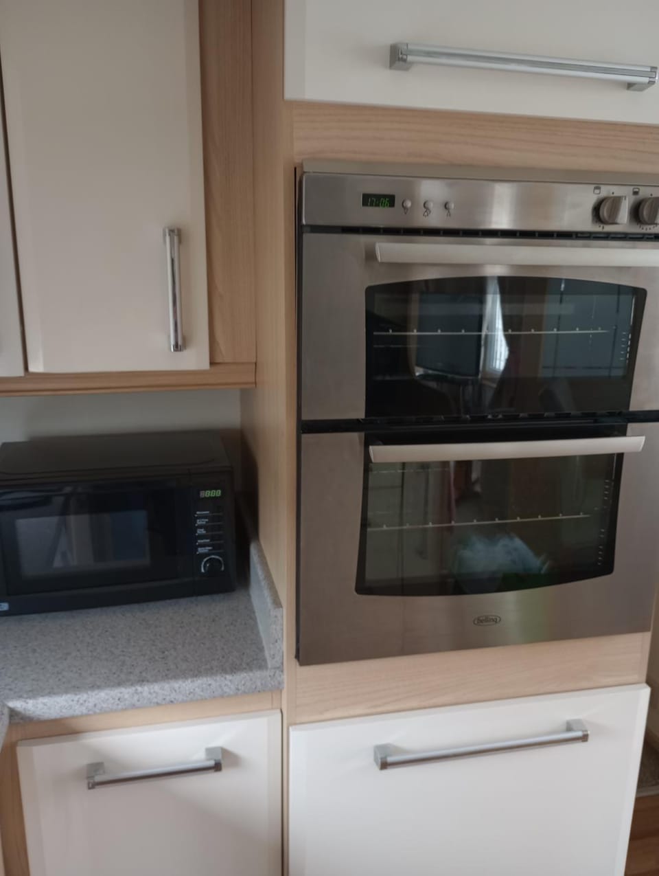 Luxury 2 bedroom caravan with large decking close to beach Free WiFi Campground/ 
RV Resort in Towyn