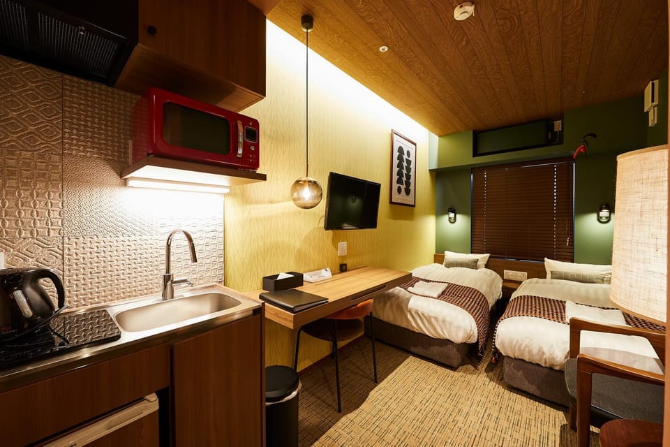 Bed, TV and multimedia, Kitchen or kitchenette, minibar