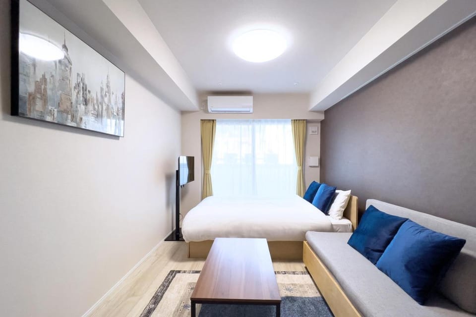 Bed, Bedroom, air conditioner