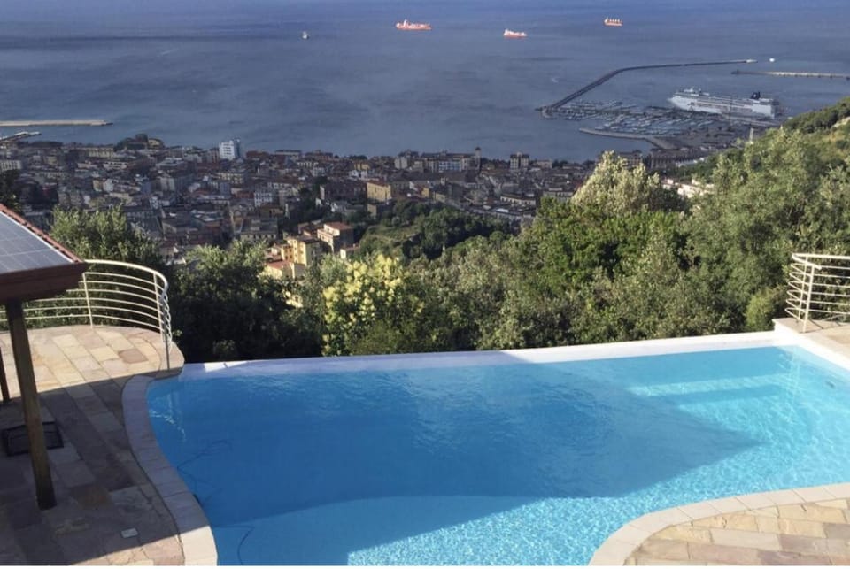 Natural landscape, Pool view, Sea view, Swimming pool