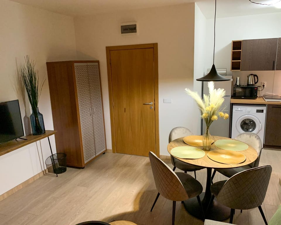 TV and multimedia, Dining area, minibar, stove, wardrobe