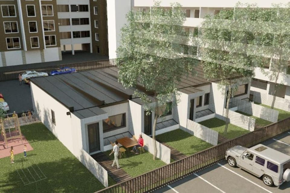 Property building, Day, Garden, Garden view