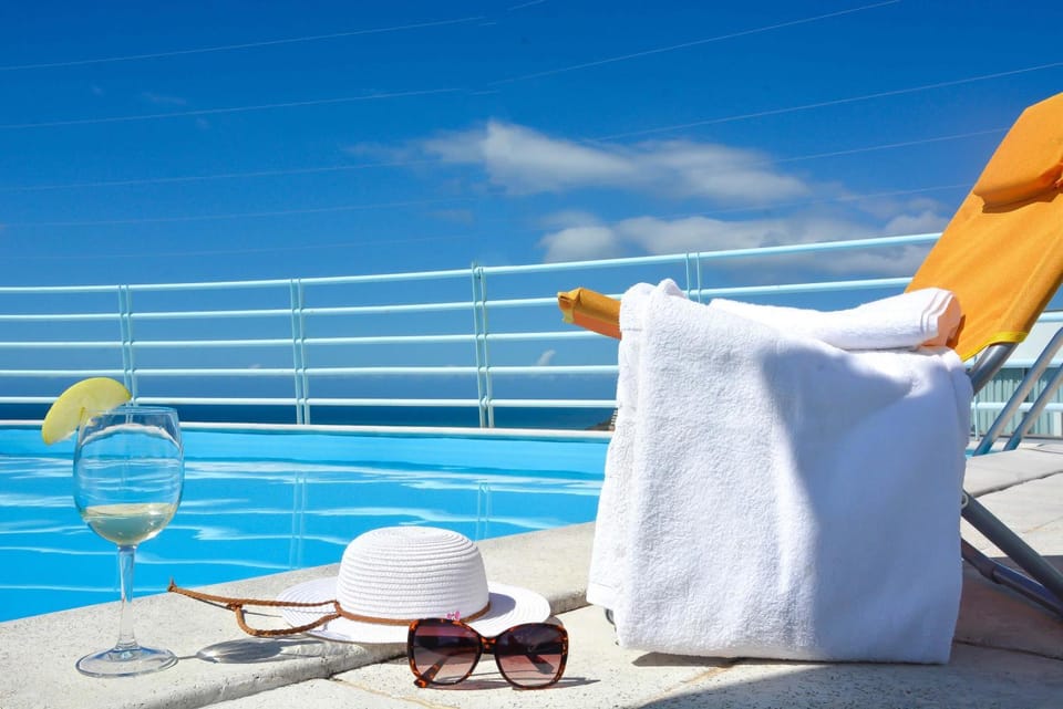 View (from property/room), Pool view, Sea view, Swimming pool