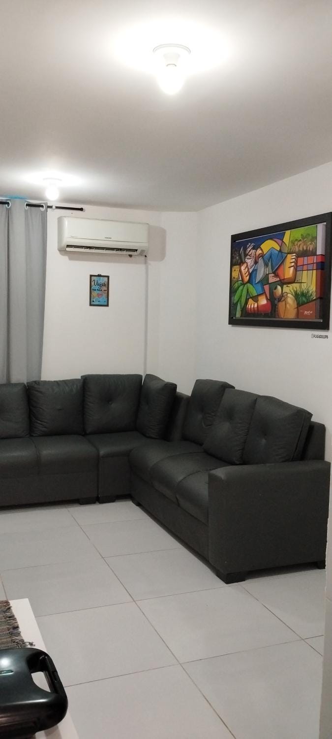 Living room, air conditioner