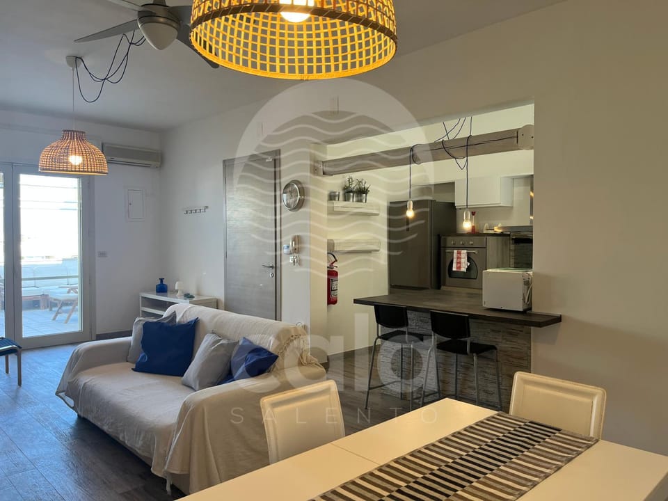 Kitchen or kitchenette, Living room, Dining area