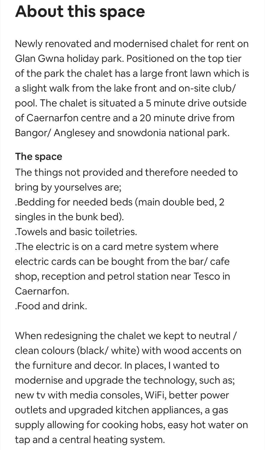 Chalet 130 on Glan Gwna holiday park Chalet in Wales