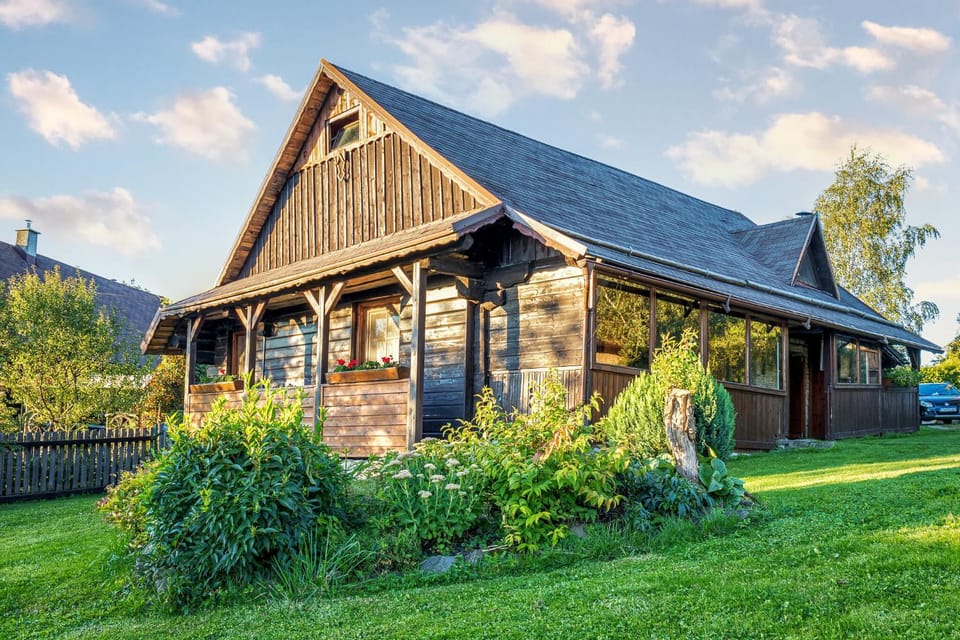 Property building, Spring, Natural landscape, Garden view