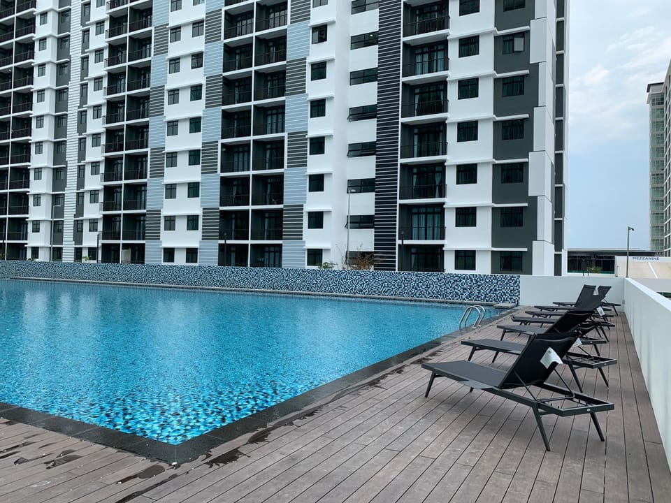 Property building, View (from property/room), Pool view, Swimming pool