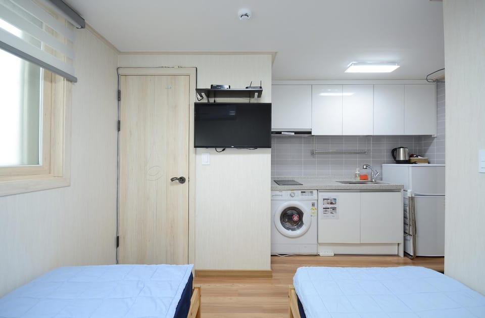 TV and multimedia, minibar, washing machine, kitchen