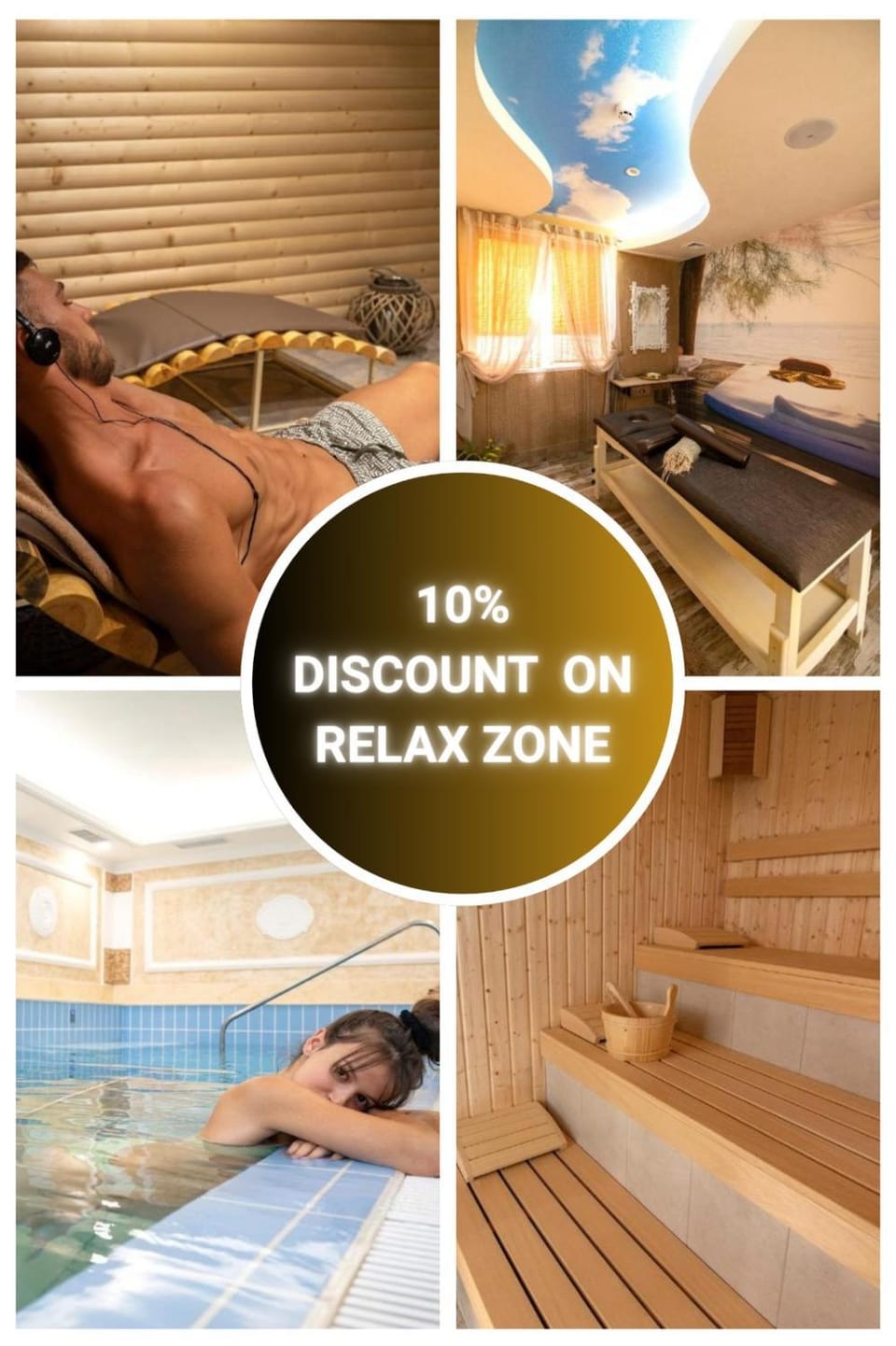 Property building, Spa and wellness centre/facilities, Seating area, On site, Pool view, Time of day