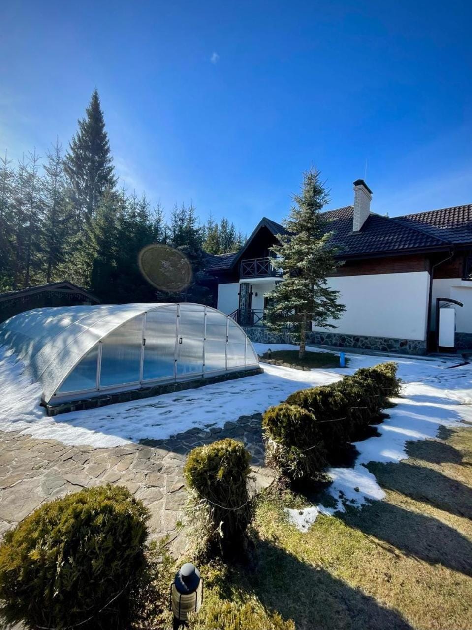 Property building, Winter, On site, Mountain view, Mountain view, Area and facilities