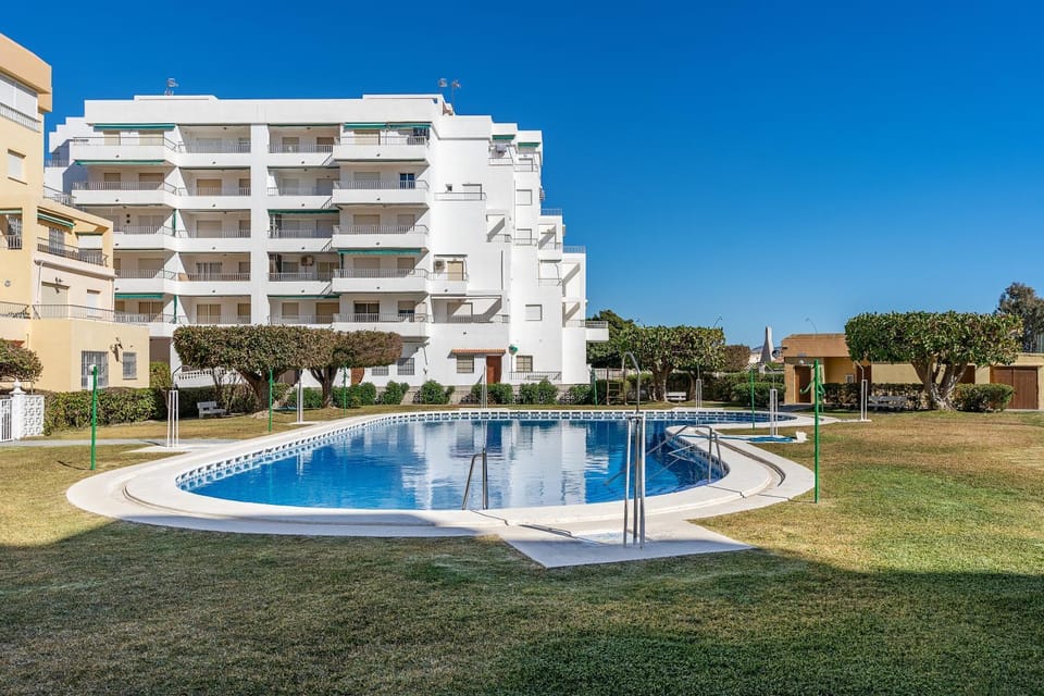 Property building, Living room, Swimming pool