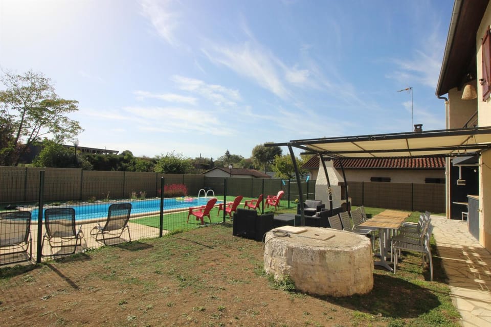 Patio, Pool view