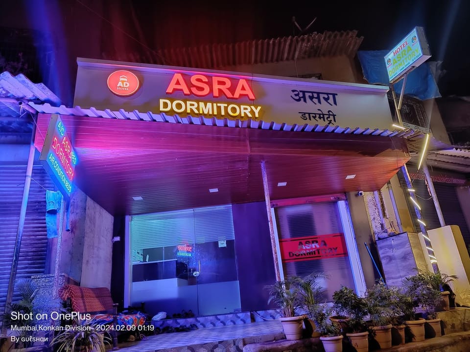 Property building, Night, Seating area