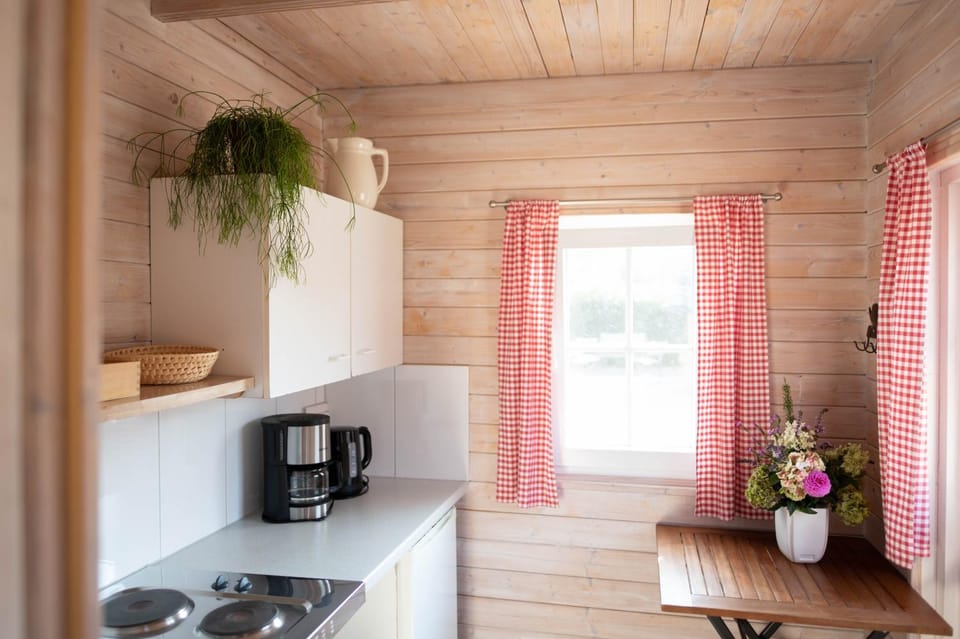 Coffee/tea facilities, Kitchen or kitchenette, stove