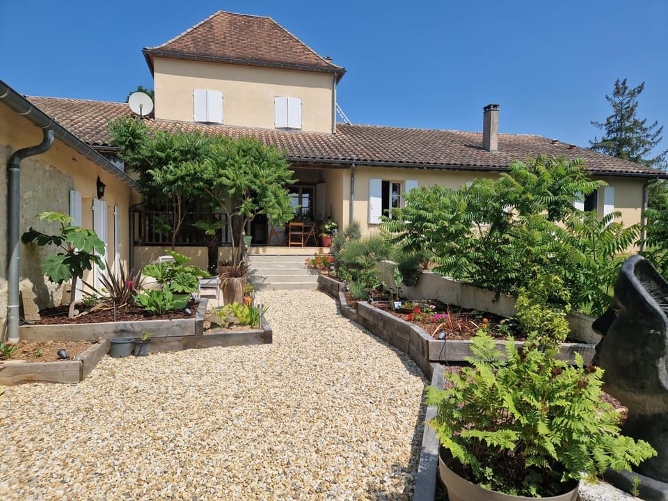 Property building, Garden, Garden view
