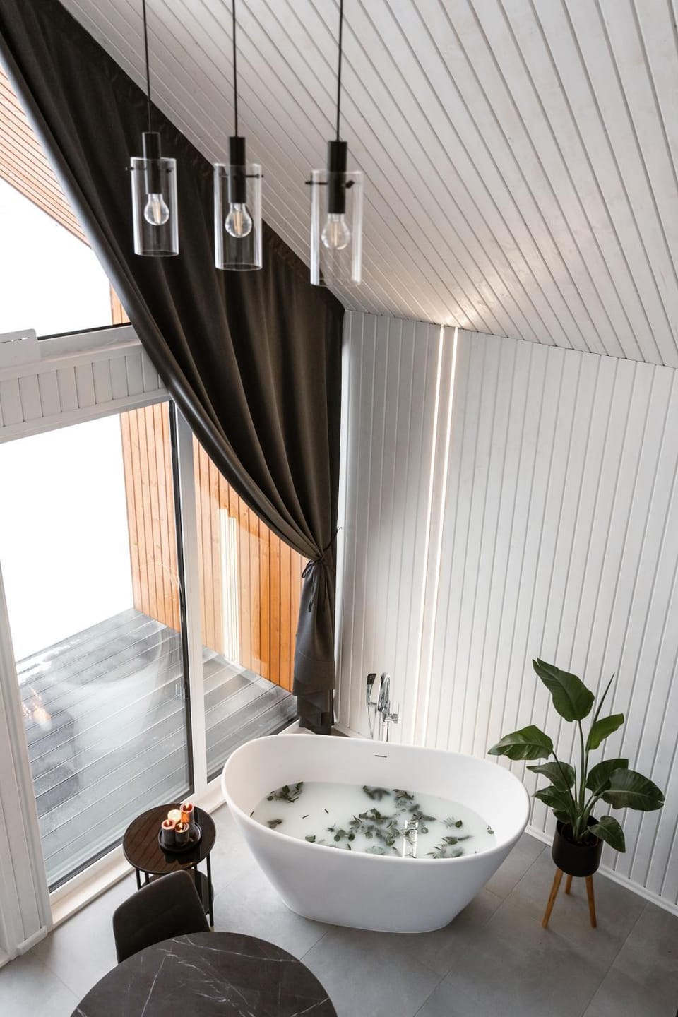 Sniegi design cabin with sauna Cabin in Latvia