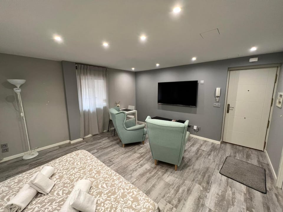Living room, Seating area, Bedroom