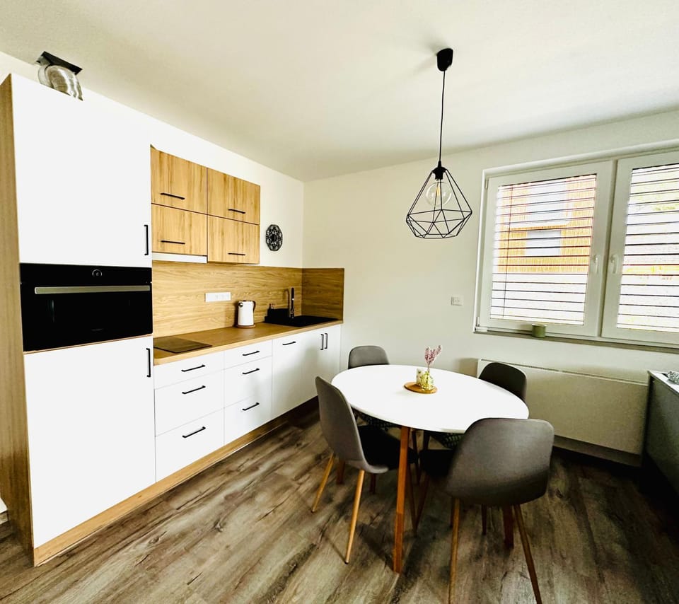 Kitchen or kitchenette, Dining area, minibar, pet friendly, stove