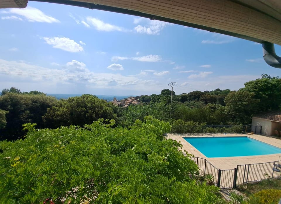 Natural landscape, Swimming pool, sunbed