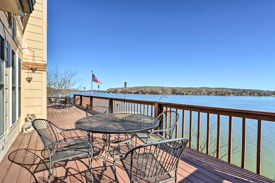 House w/ Deck Overlooking Lake of the Ozarks! House in Lake of the Ozarks
