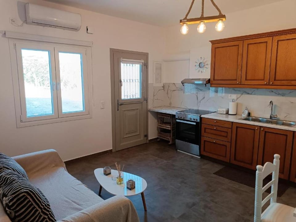Kitchen or kitchenette, Living room, Seating area, Dining area, minibar, stove, air conditioner
