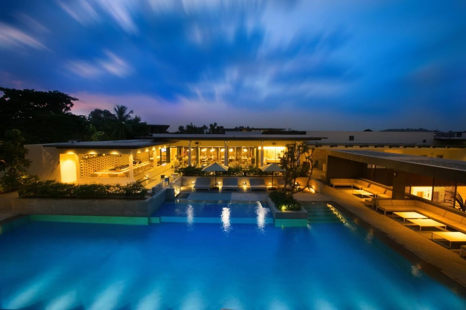Property building, Night, Other, Swimming pool, Swimming pool