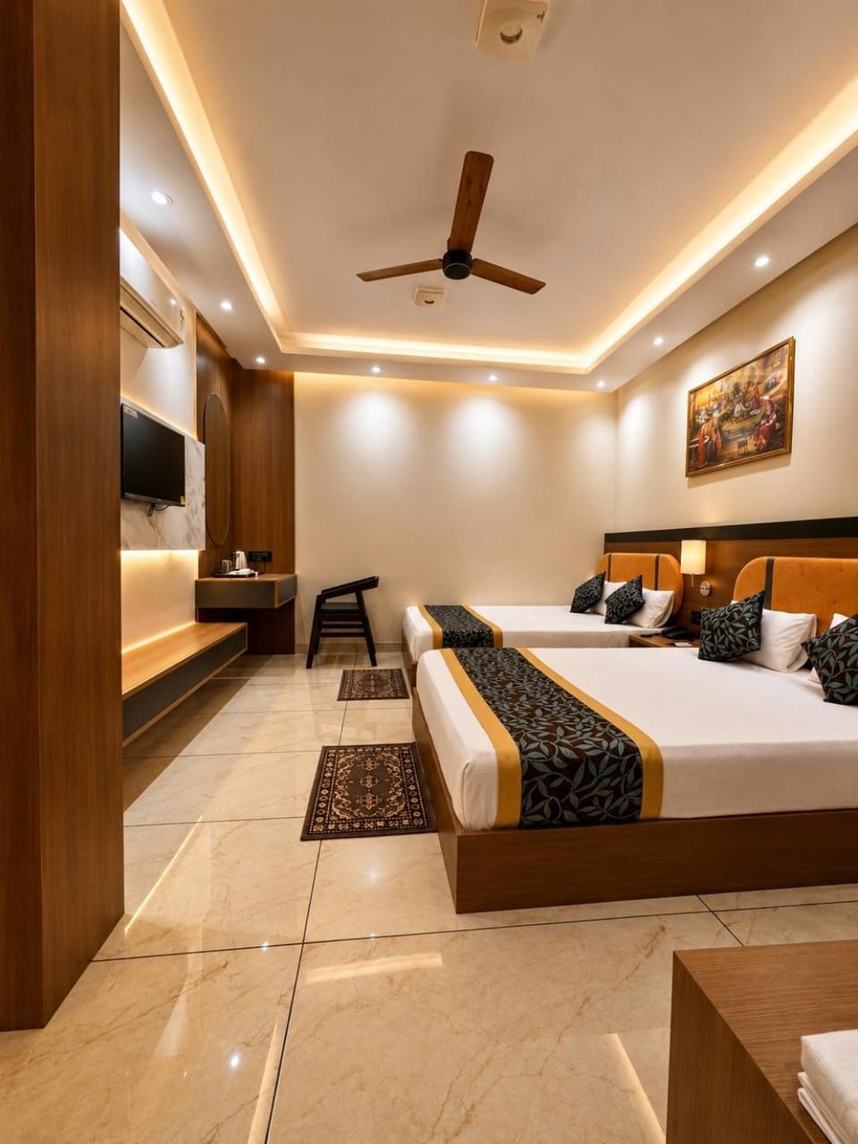 Bedroom, air conditioner