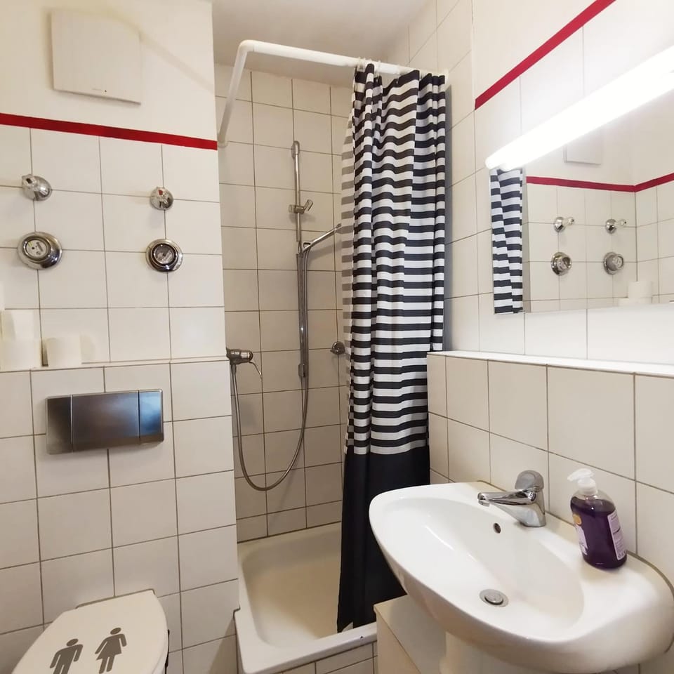 Shower, Toilet, Bathroom, towels