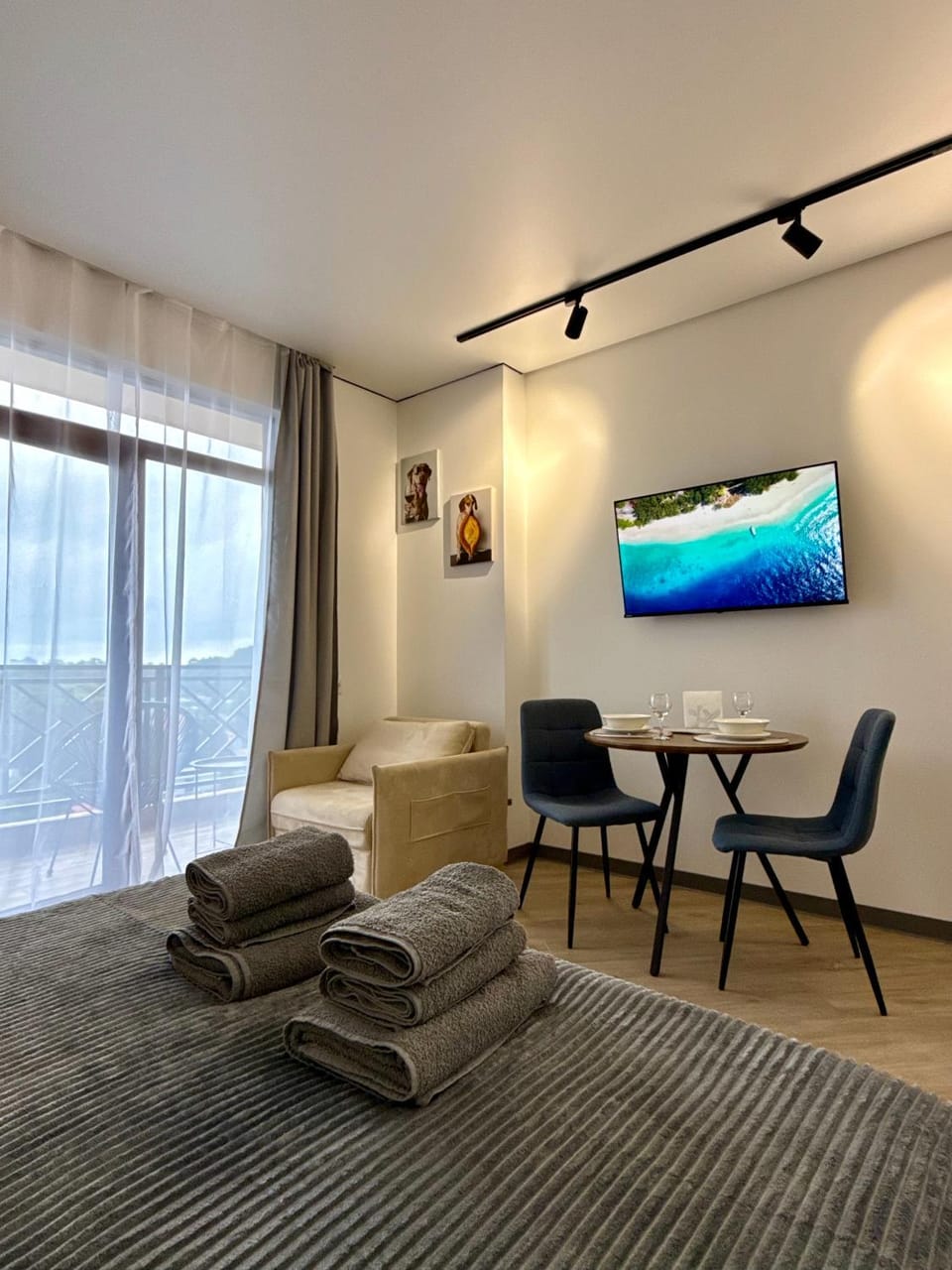 Panorama Studio with Sea, Mountain & Batumi Views Pet-Friendly Apartment in Batumi
