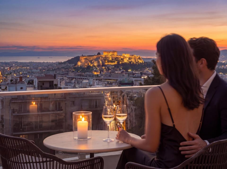 Balcony/Terrace, City view, Sunset