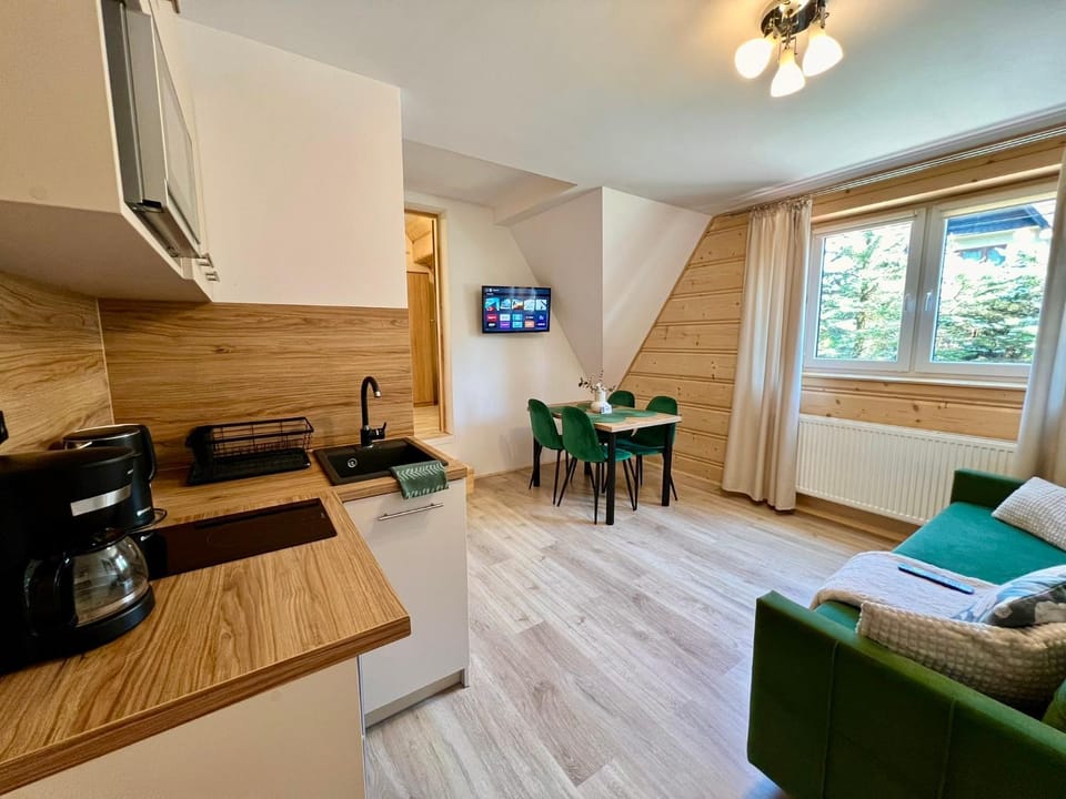 TV and multimedia, Coffee/tea facilities, Kitchen or kitchenette, Living room, Seating area, Dining area, Evening entertainment, oven, stove
