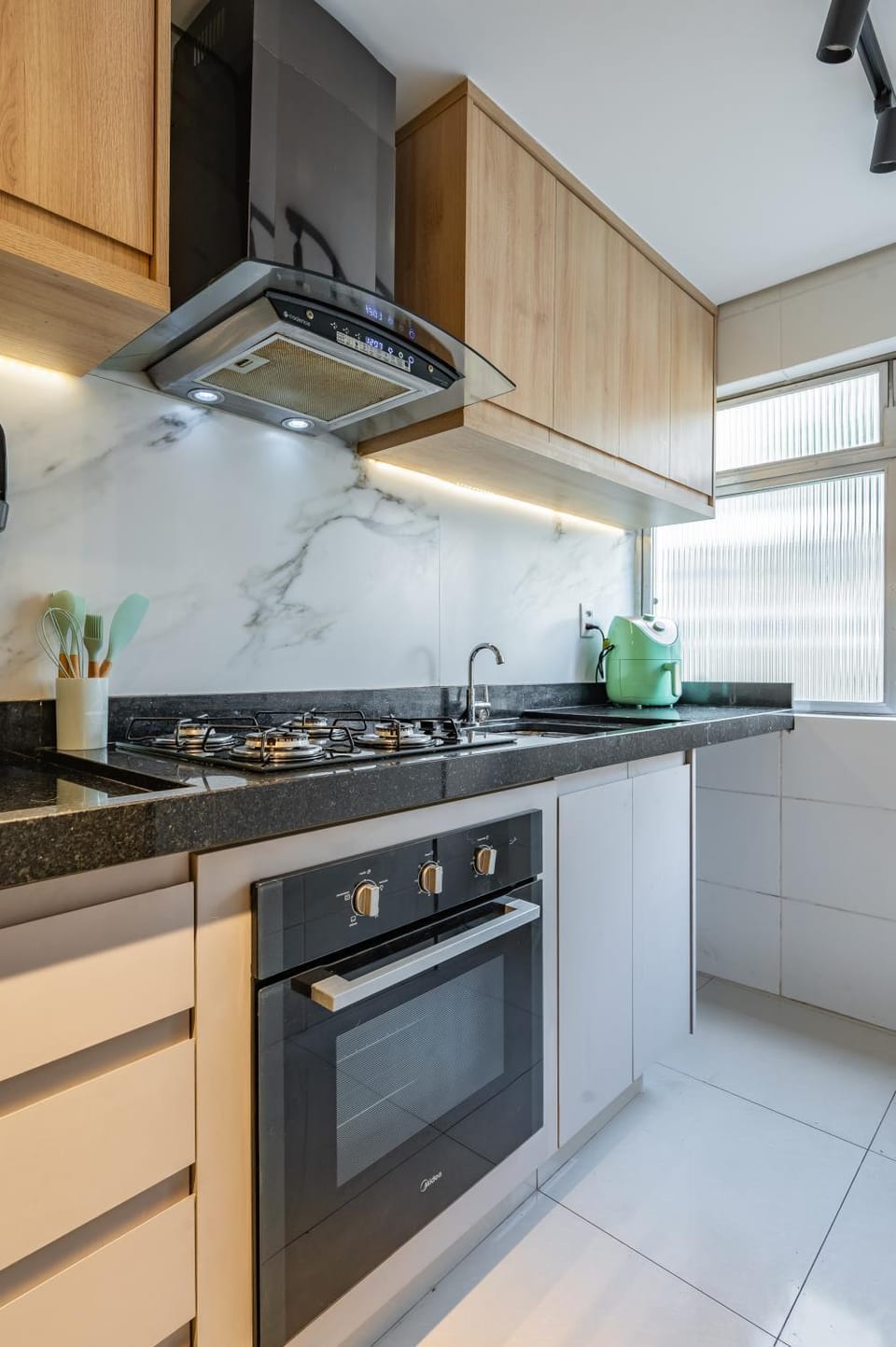 Apto aconchegante vista mar , tv, wifi e ar - Praia São Vicente Apartment in Santos
