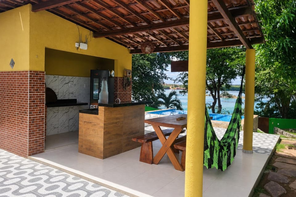 Day, Garden, View (from property/room), Kitchen or kitchenette, Dining area, Garden view, Pool view, Swimming pool