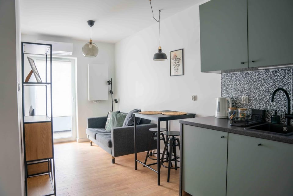 Kitchen or kitchenette, Living room