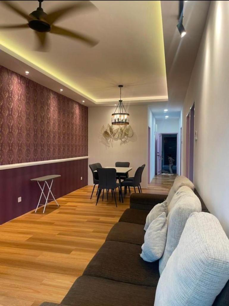 Cameron Homestay Adik Aisyah Purple Romance for Islam Apartment in Tanah Rata